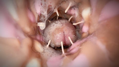 Nano pussy with Sensitive stimulators is capable of inducing even a double ejaculation