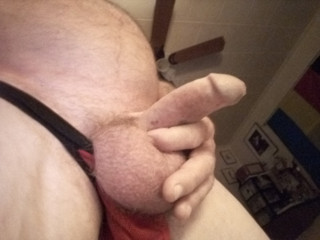 Working my love tunnel out alone in fishnet thumbnail