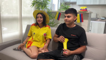 My Latina Best Friend Is Waiting for Me Without Underwear and Betting Her Wet Pussy if Her Team Wins. 2026 World Cup Special!