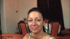 MILF Tattoo Slut with Small Tits Loves Big Cocks
