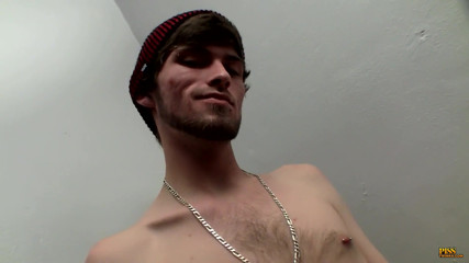 Horny stroke &amp; piss show