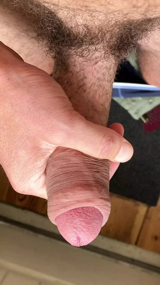 Enjoying a good masturbation at home