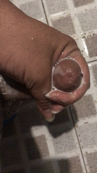 The young man has a beautiful cock