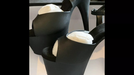 Unboxing sissy high heels platform