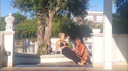 Selena's Outdoor Yoga and Sex