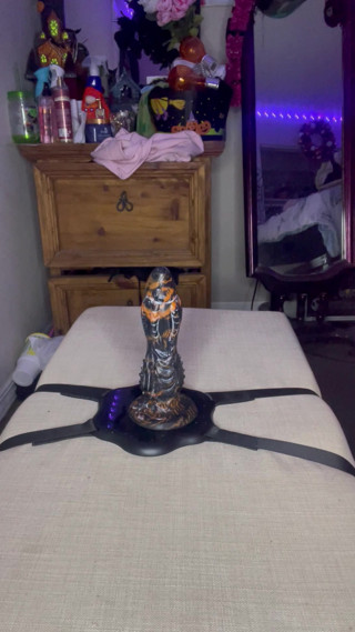Riding my fantasy dildo and loving it