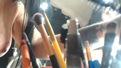 Giantess hiding in my vanity