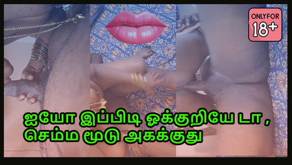 Desi Tamil wife fucks her husband friend for money