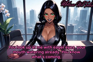 Boss teaches you how to properly suck her big black cock (SISSIFICATION ROLEPLAY)