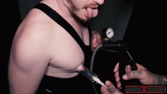 Dominant Damian Dragon Elbow Deep Fisting Submissive Sub Axel Abysse