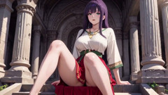 Purple Hairs Roman Holiday! Secrets Under the Red & White Robes