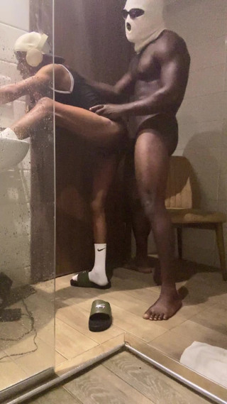 Straight Bouncer at the Club Smashed My Ass