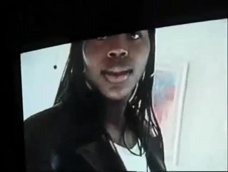 Black and white pussy licking pussy fucking kissing in the garden