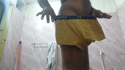 Wearing and then removing all my Jockey