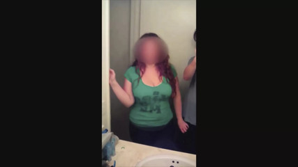 St Pat's Day Big Tit PAWG Redhead gives BJ, gets cum all over her tits