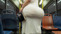 "Religious BBW in Long Dress Gets Ass Teased While Holding Bible"