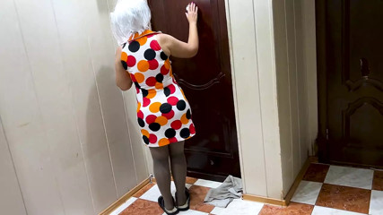 If the milf does not leave, then you need to cheer up her big ass with anal sex