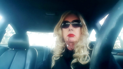 BLONDE MATURE MRS. ROMAN CAR SMOKING MORE 120 MENTHOLS thumbnail