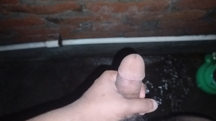 I fuck one gay in bathroom