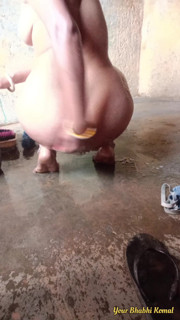 Komal bhabhi takes a bath in the bathroom