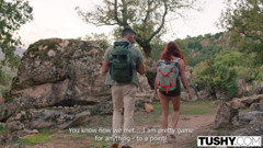 TUSHY Feisty Redhead Audrey Reid Puts Her Man To The Test In ionate Outdoor Anal Adventure