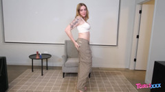 TGIRLS XXX - Emelia Lavoie Shares Her Dildo Fantasy