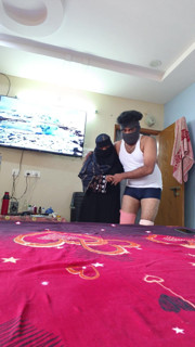 Indian muslim telugu girl with patien