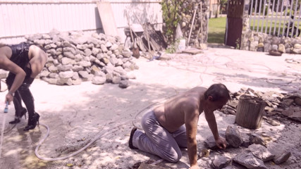 REAL SLAVERY labor - Blonde and EBONY Mistress