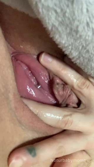 BBW Long Nails Masturbation with Wand Vibrator