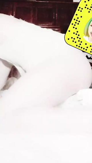 Riding a dildo
