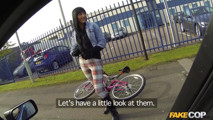Fake Cop - Hot Cyclist with Big Tits and Sweet Ass Takes Big Load