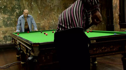 Kurt Rogers &amp; his horny fucker Carioca, on the billiard