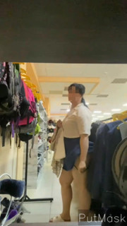 shopping at a sexy milf store