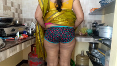 Housewife kitchen romance