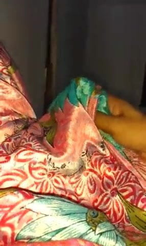 SATIN SILK MAID SAREE HANDJOB