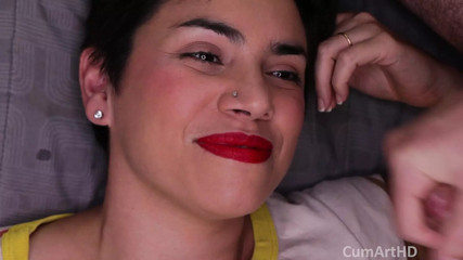 Cum on Her Smile