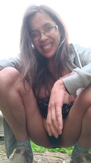 Sexy naked dance outdoor!