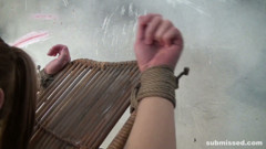Anouk Chairbound Ballgagged Tit-grabbed
