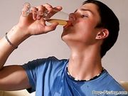 Twinks Roma Artur and Archi drinks piss before raw fucking