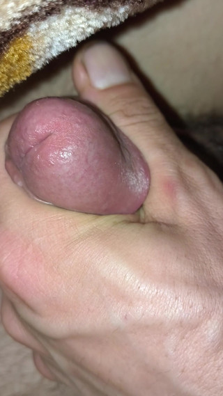 Small movie with little dick masturbating