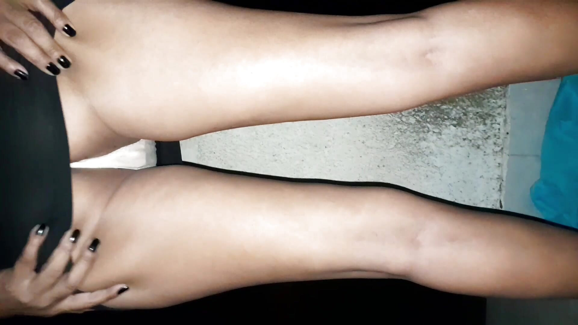 Real video with my Indian stepdaughter, she comes to fuck me because I do suck her ass I cummed inside her ass